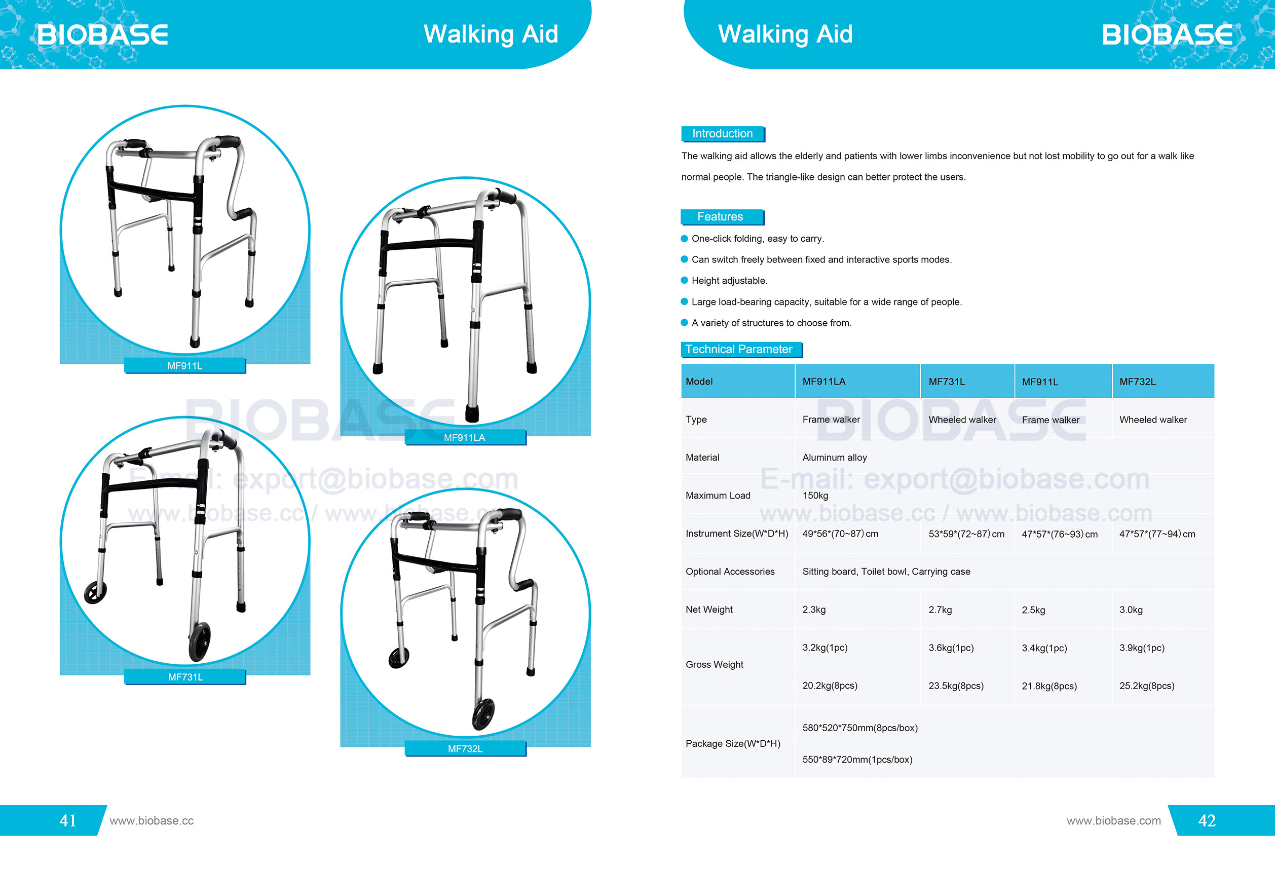 41-42 Walking Aid 41-42 Aide à la marche