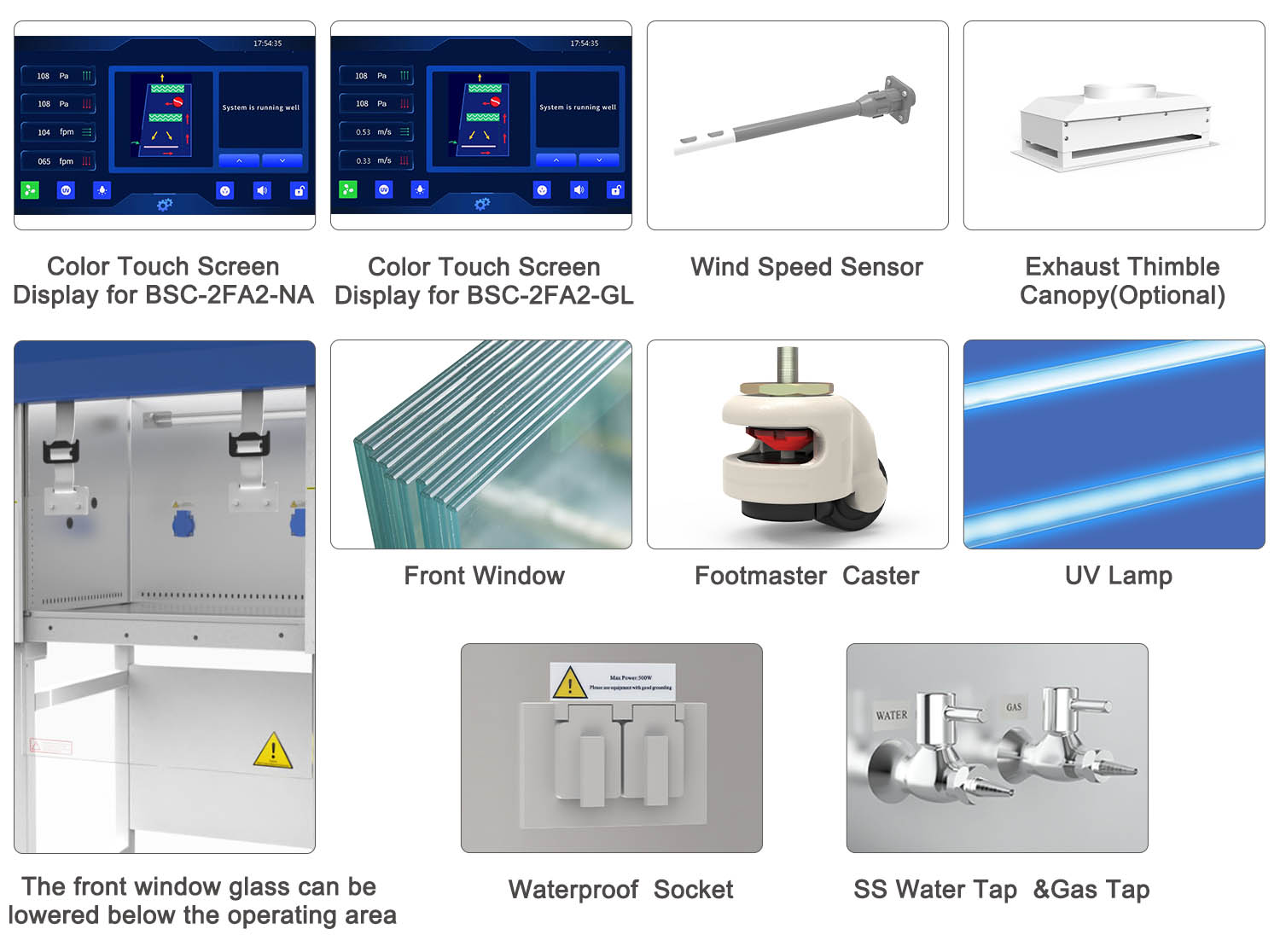 07-08 Cabinet de sécurité biologique Class II Class II A2 NSF