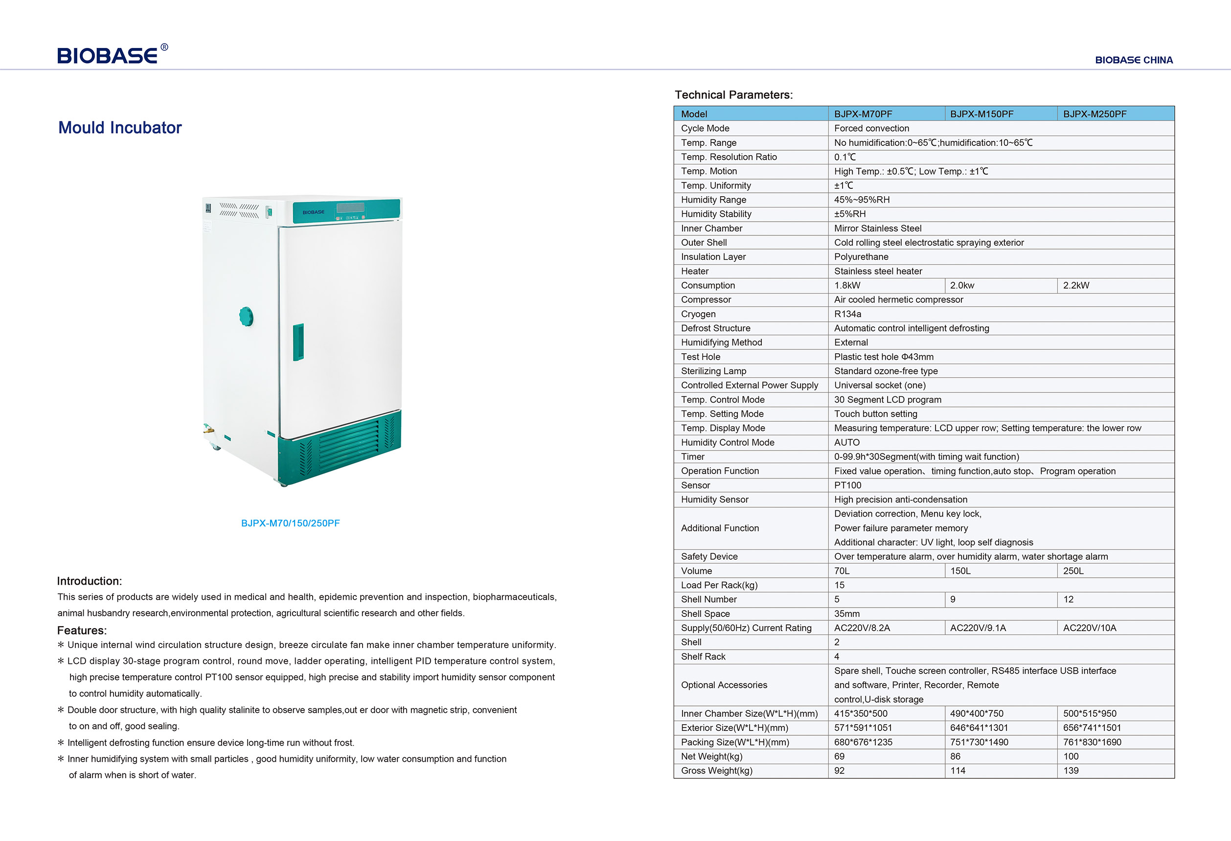 Mould Incubator Incubateur de moisissures