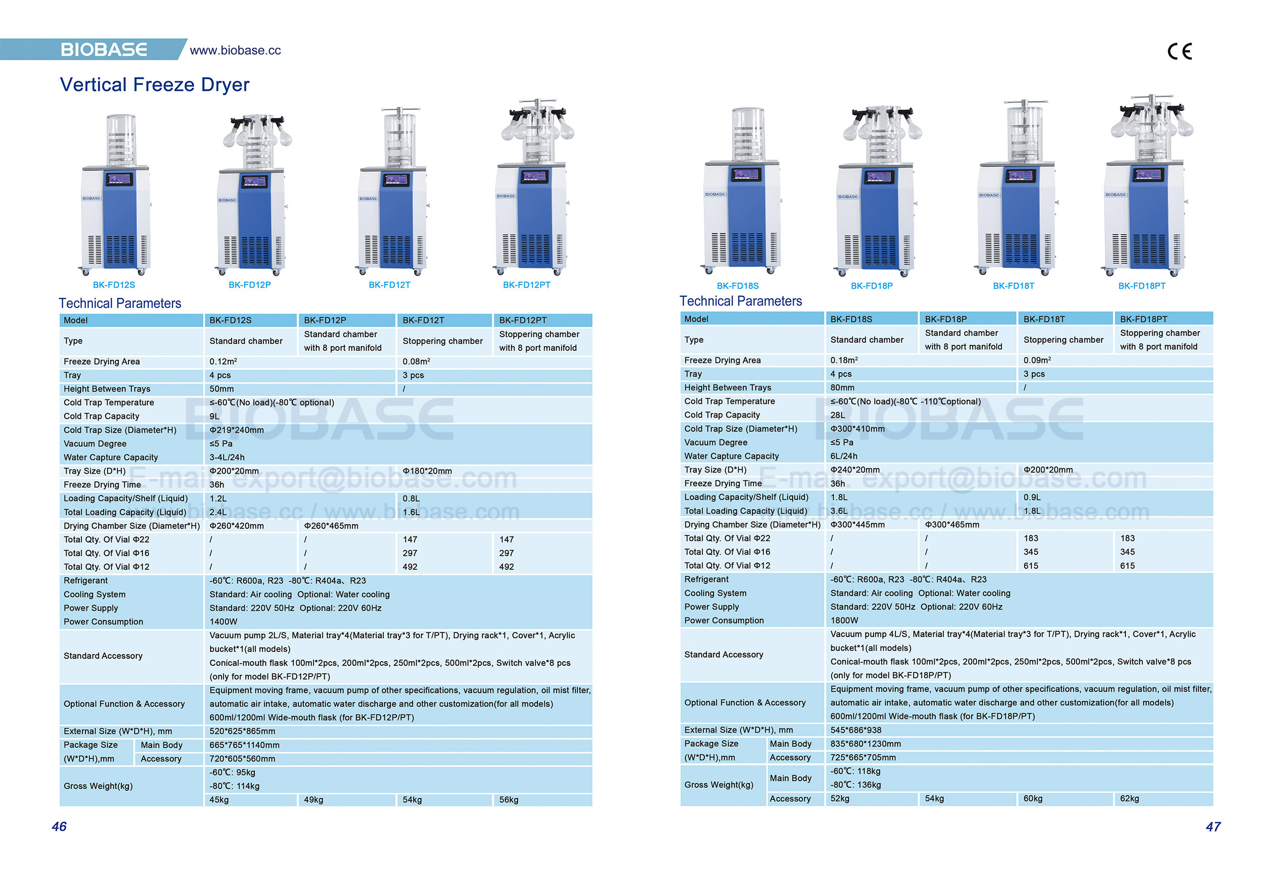 46-47 Lyophilisateur vertical