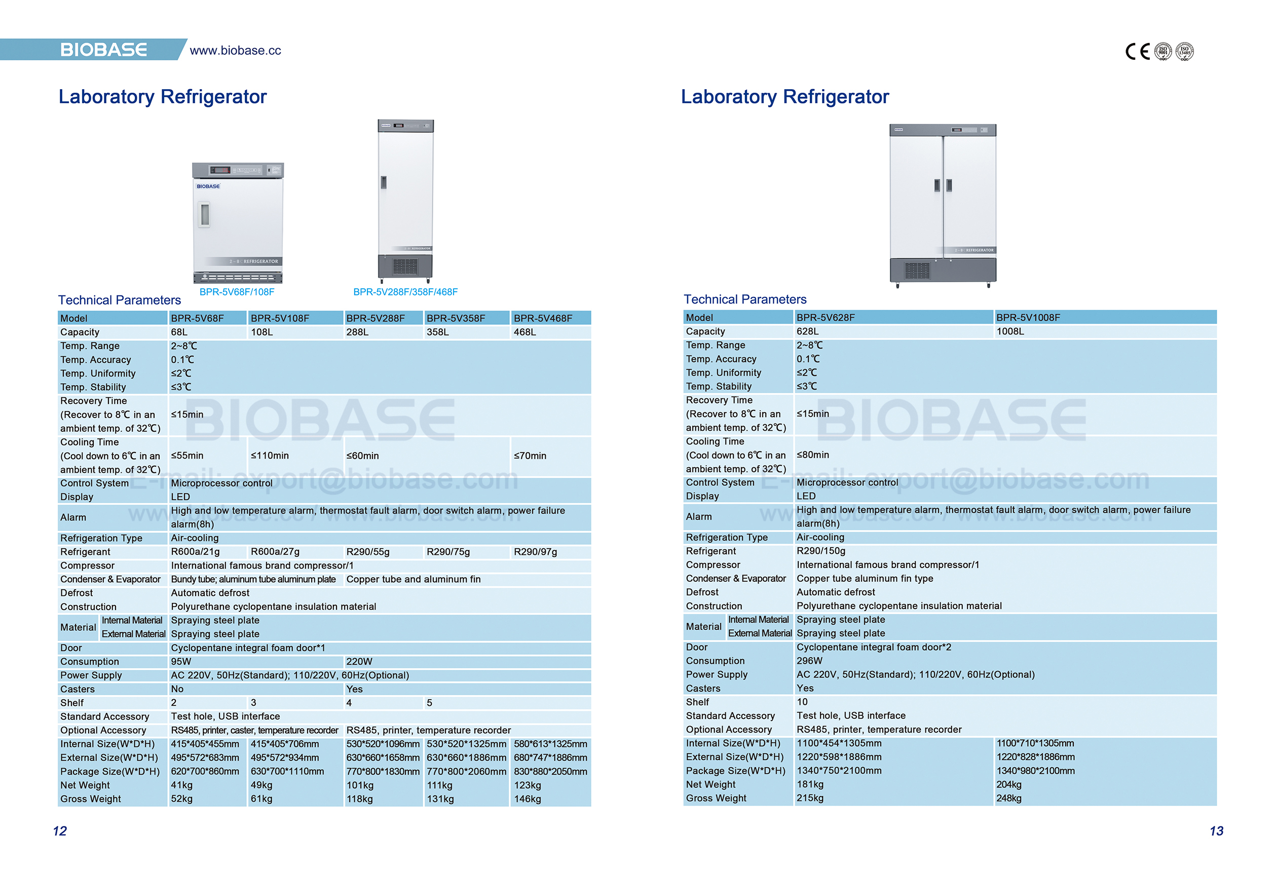 12-13 Réfrigérateur de laboratoire