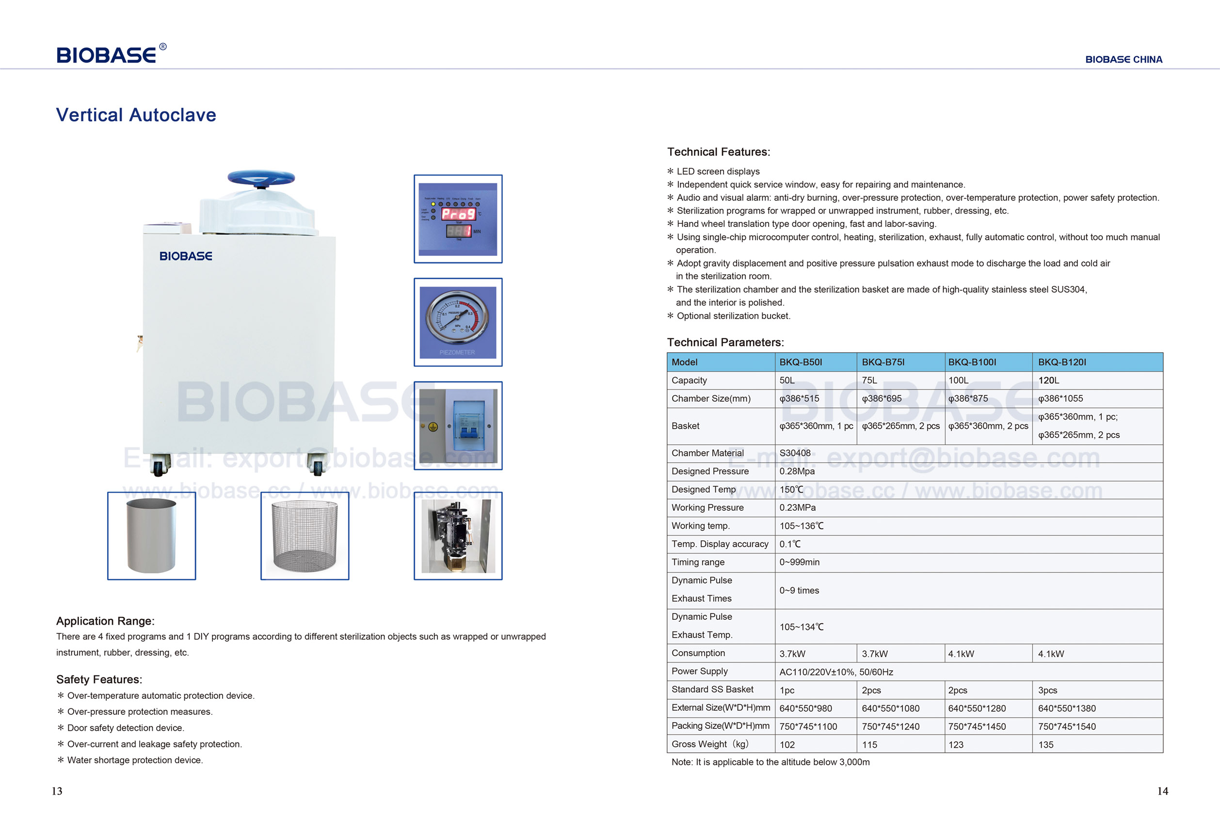 13-14 Autoclaves verticaux