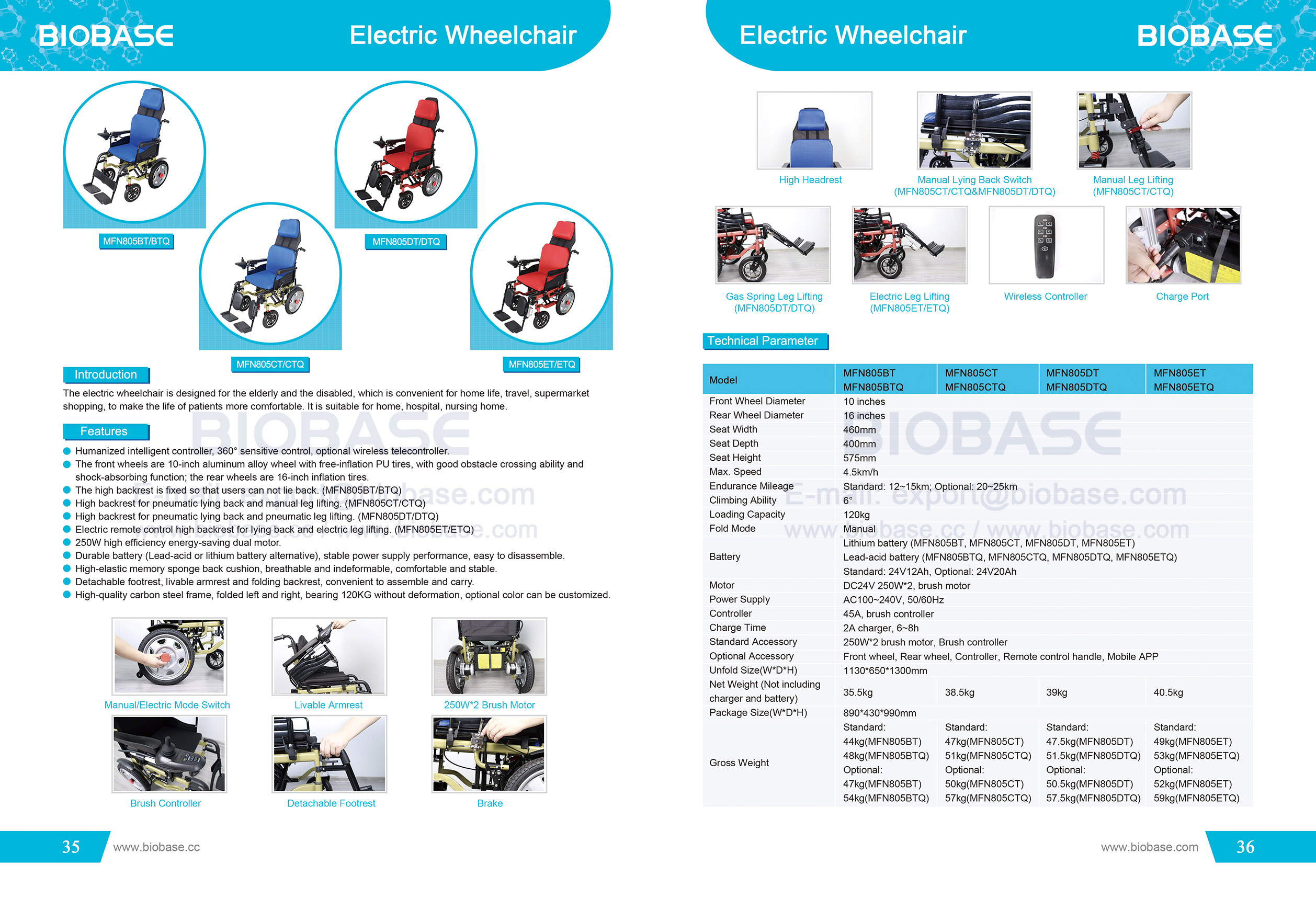 35-36 fauteuil roulant électrique