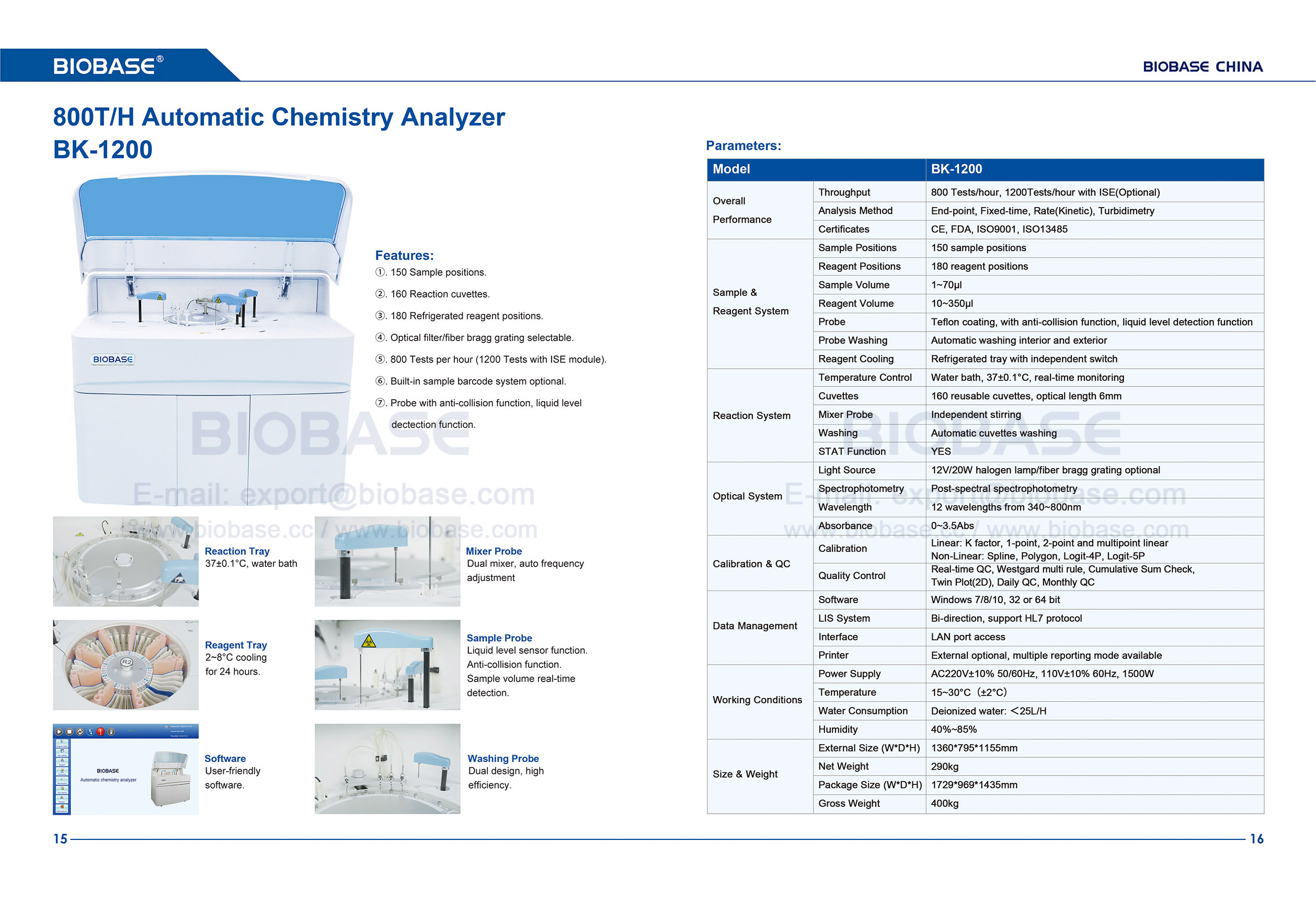 15-16 Analyseur chimique automatique BK1200