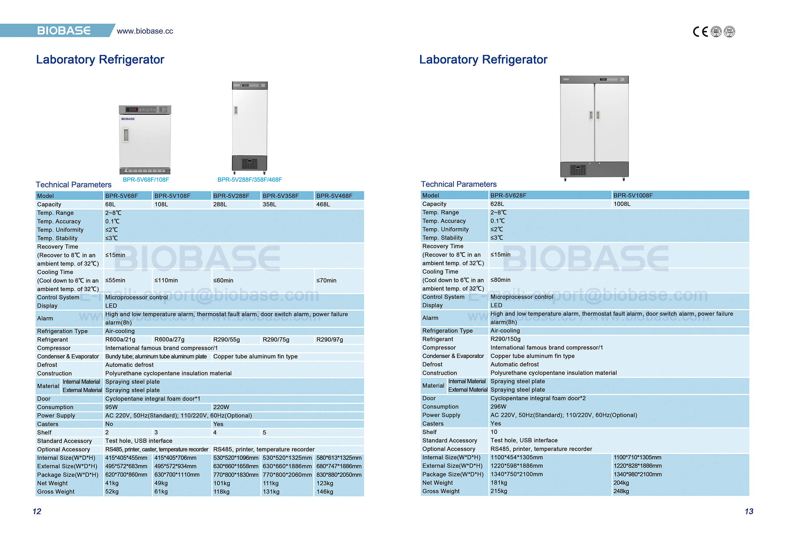 12-13 Réfrigérateur de laboratoire