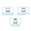Incubateur de type vertical de grande capacité (porte double et double couche)