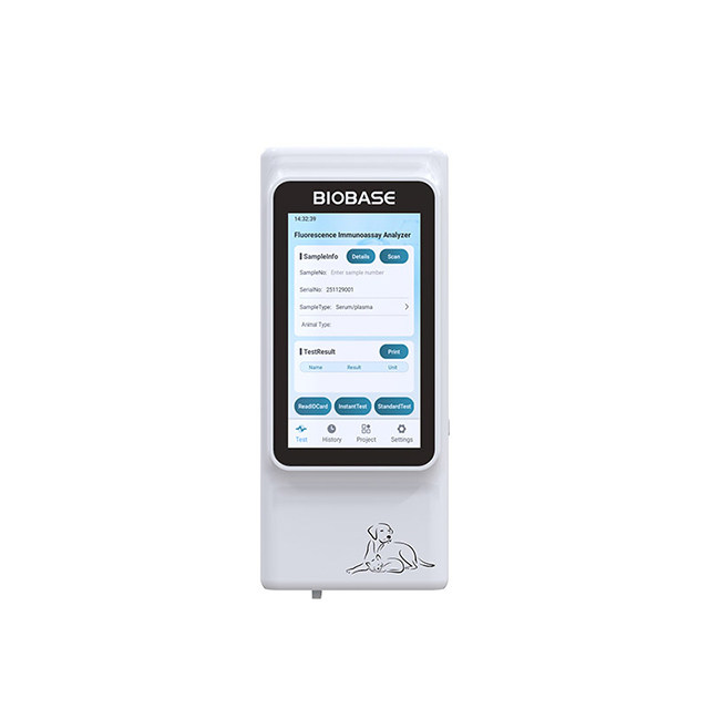 Analyseur vétérinaire portatif d'immunoessai par fluorescence