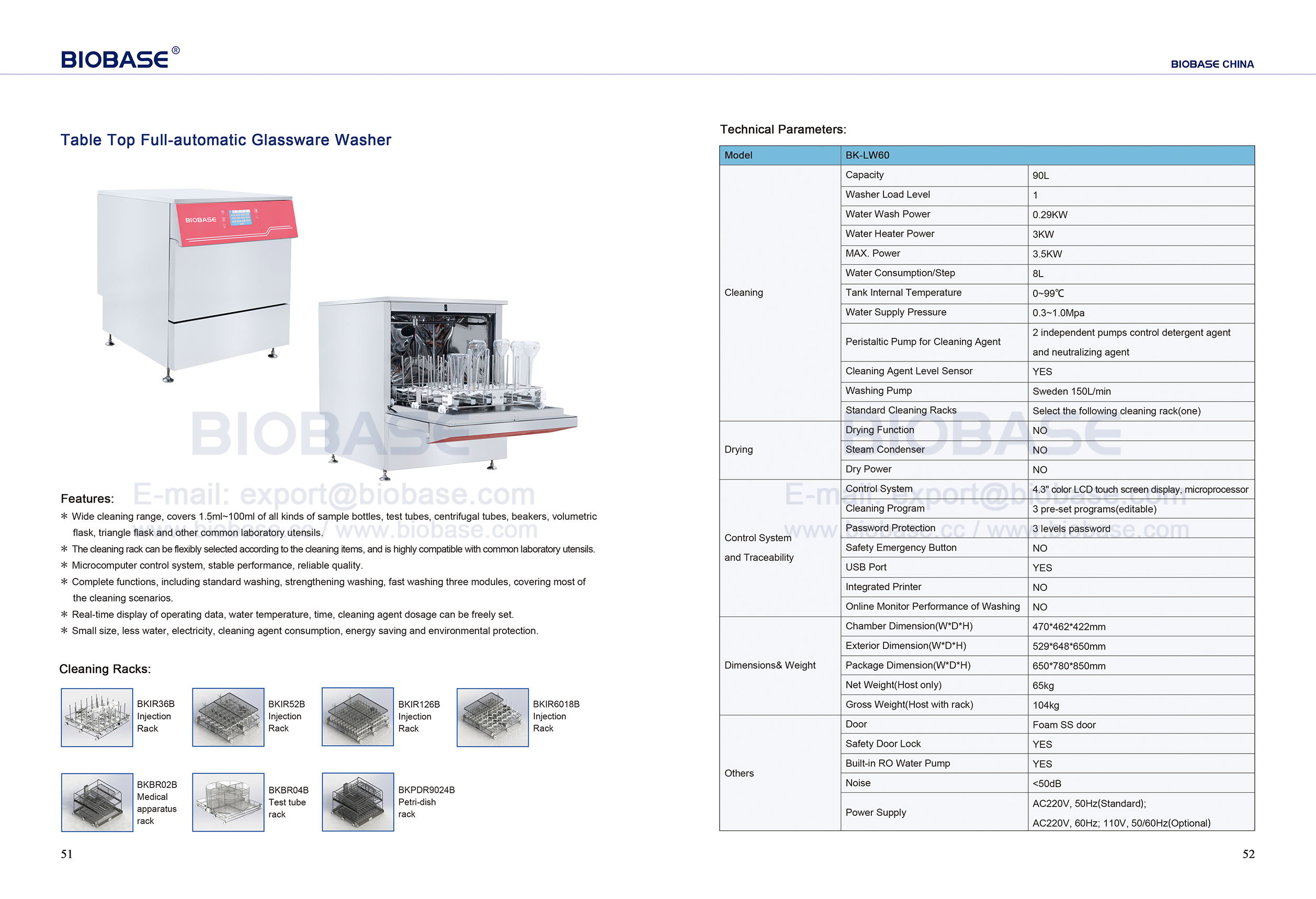 51-52 TABLE TABLE FULL-AUTOMATALE GASSEUR