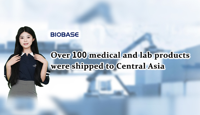Plus de 100 produits médicaux et de laboratoire ont été expédiés en Asie centrale