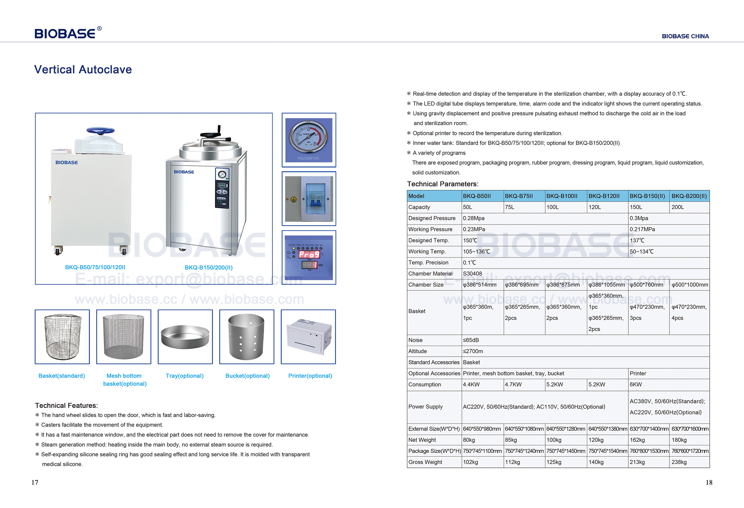 17-18 Autoclave verticale