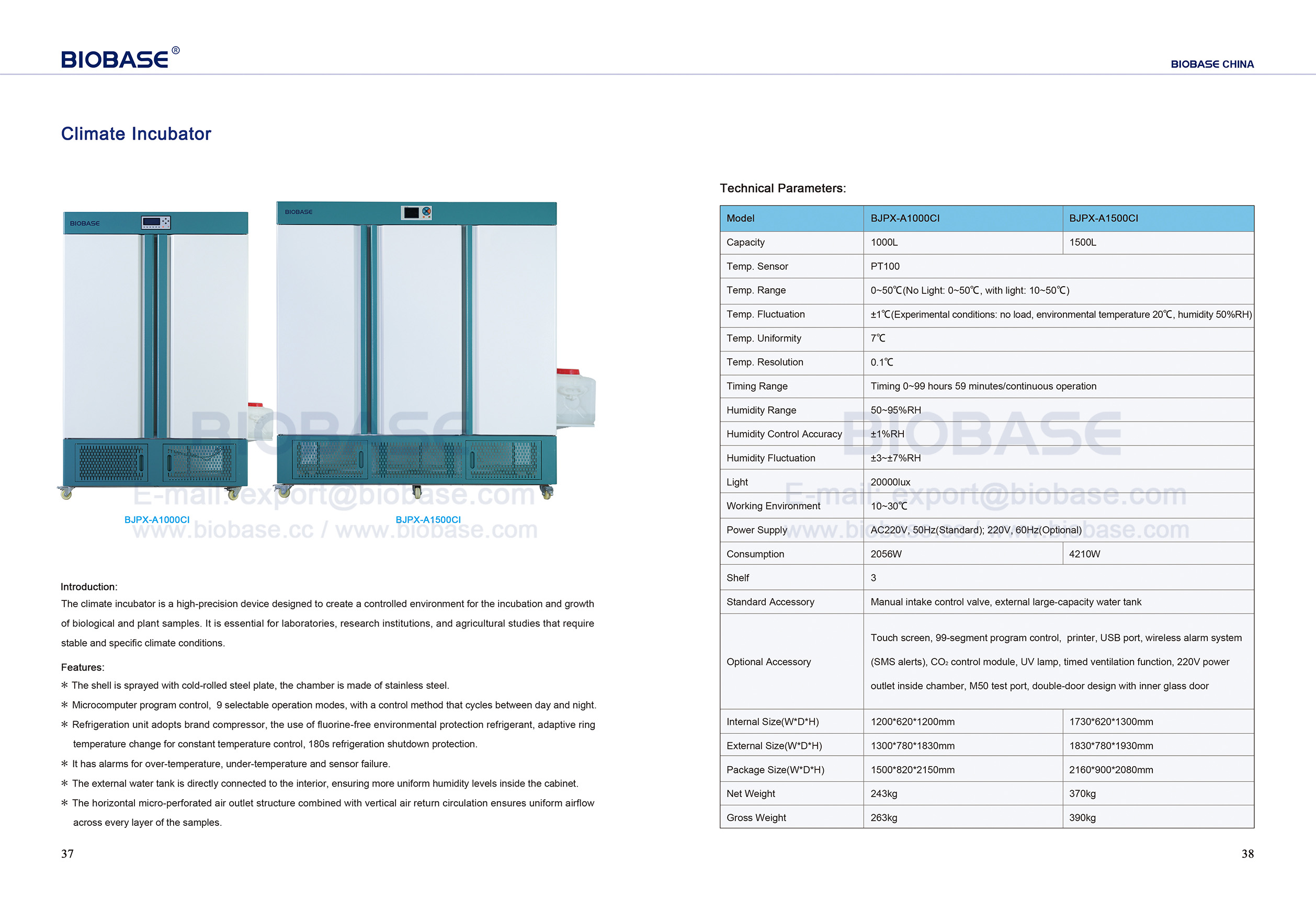 37-38 Incubateur climatique