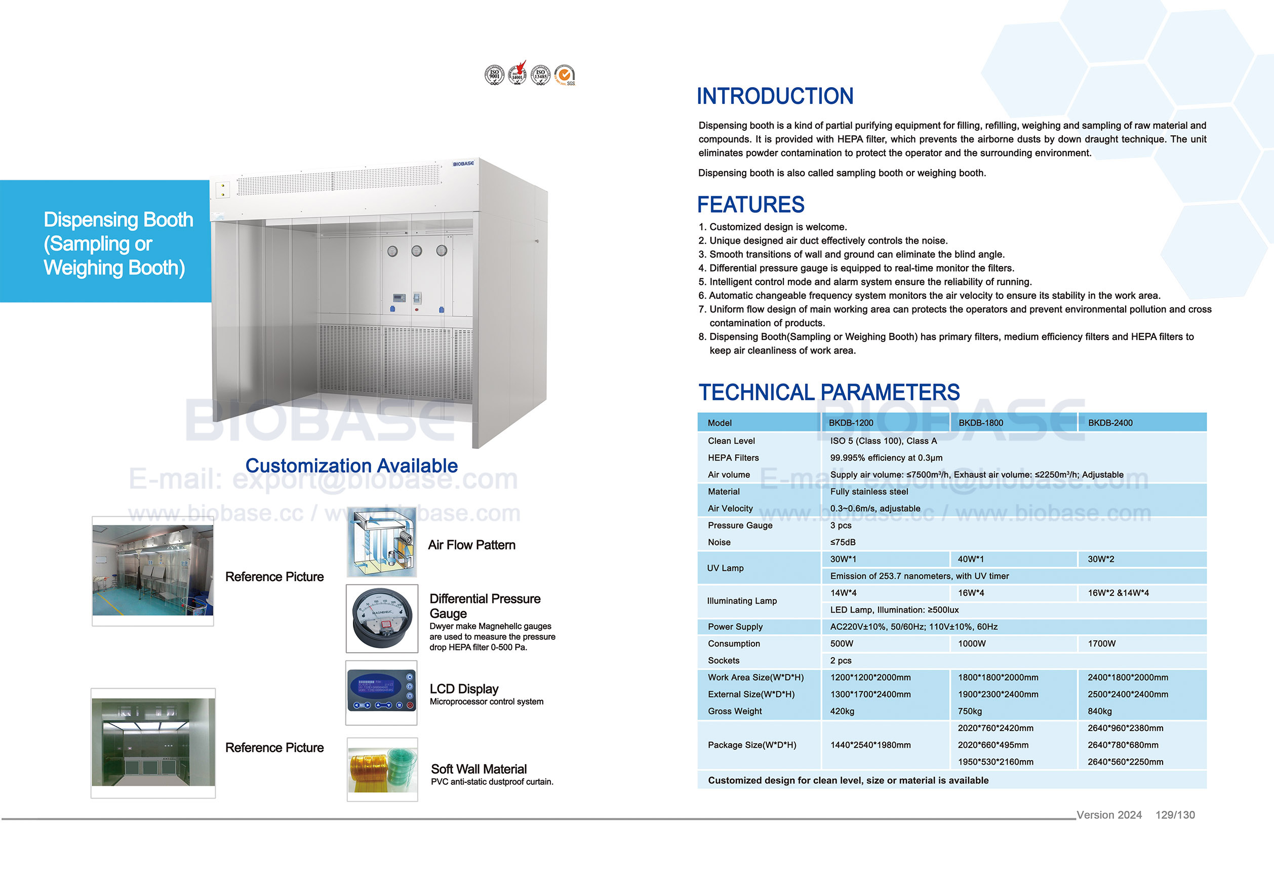 Cabine de distribution 129-130 - BKDB-1200