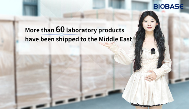Plus de 60 produits de laboratoire ont été expédiés au Moyen-Orient.