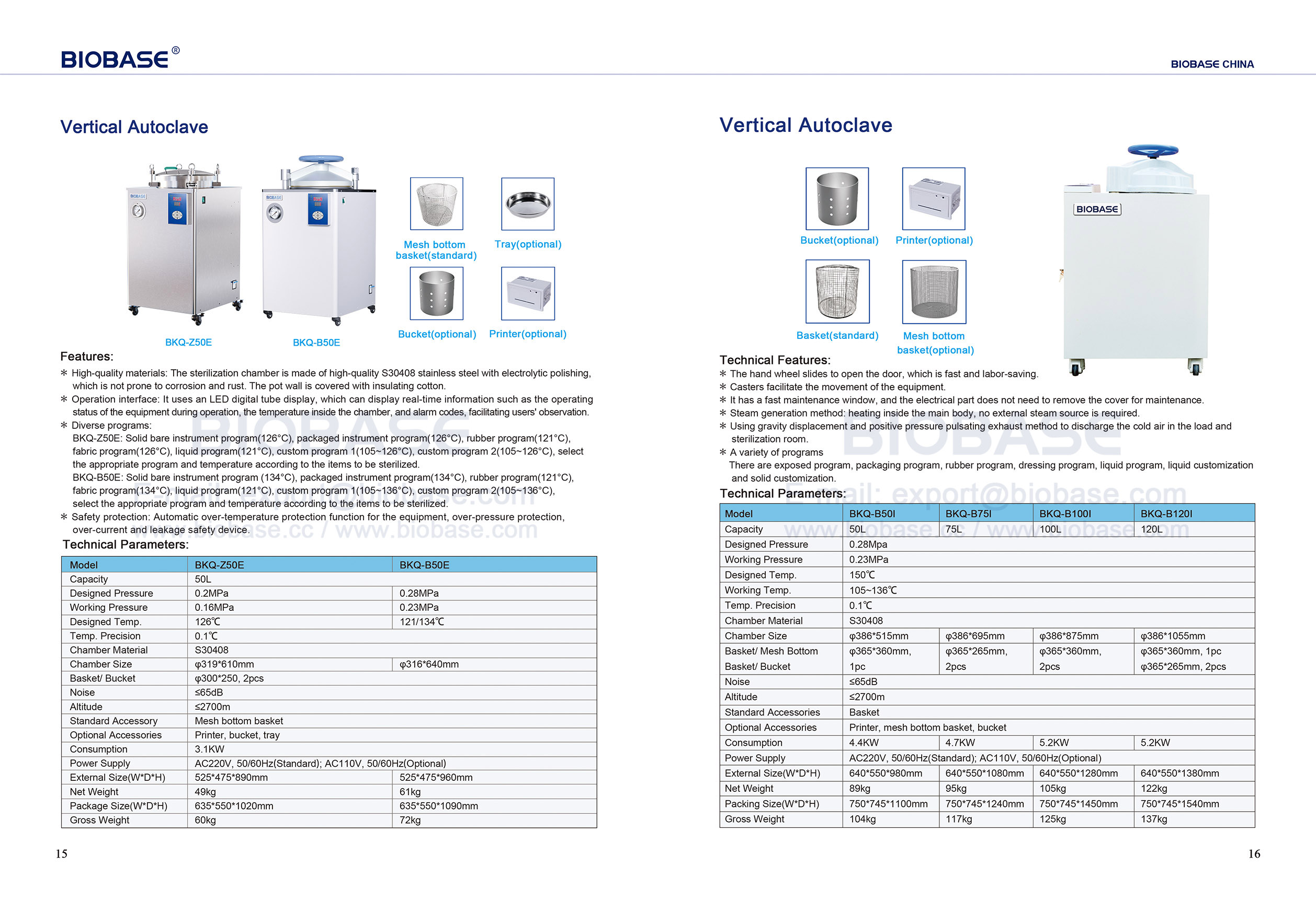 15-16 Autoclave verticale