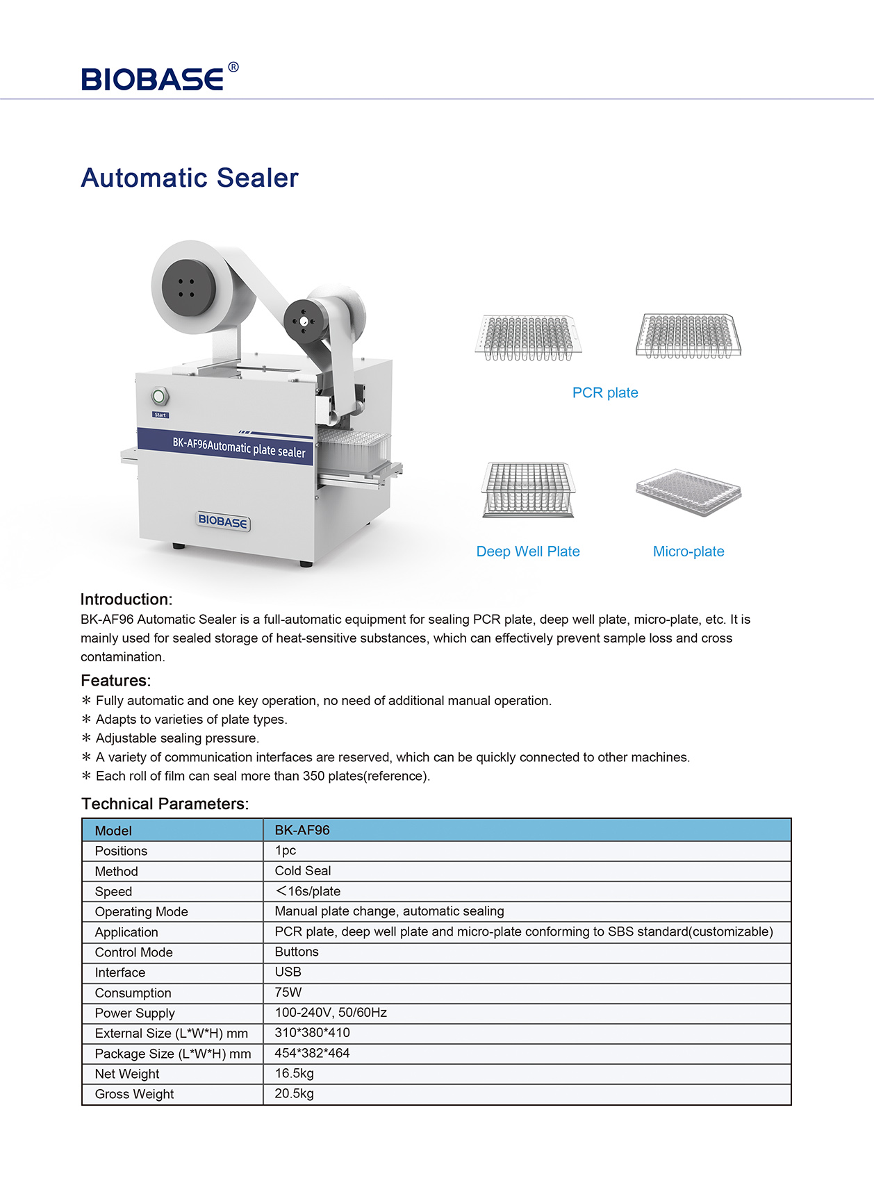 Scelleuse automatiqueBK-AF96