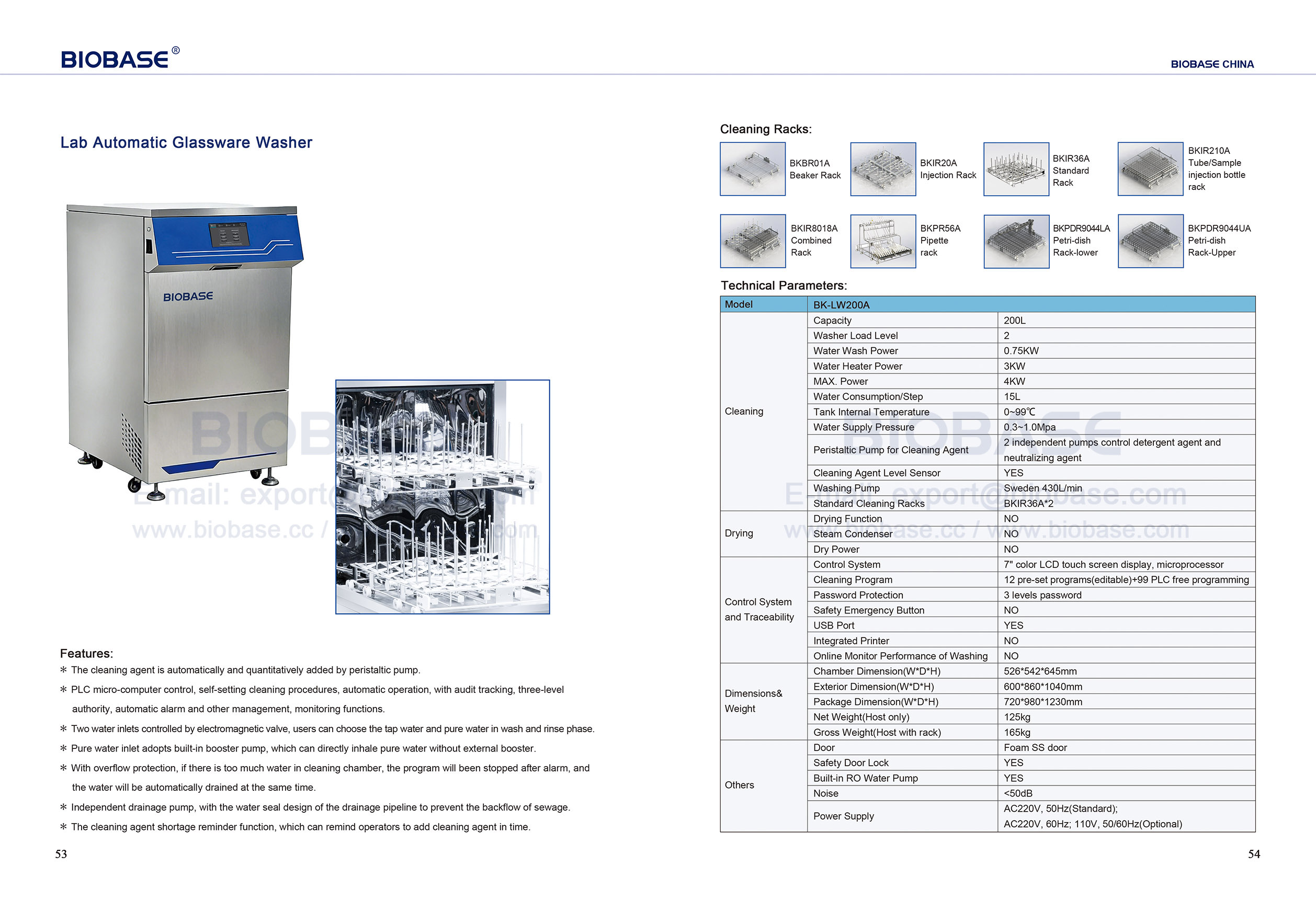 53-54 LABLE GASHAGE AUTOMATIQUE LAB