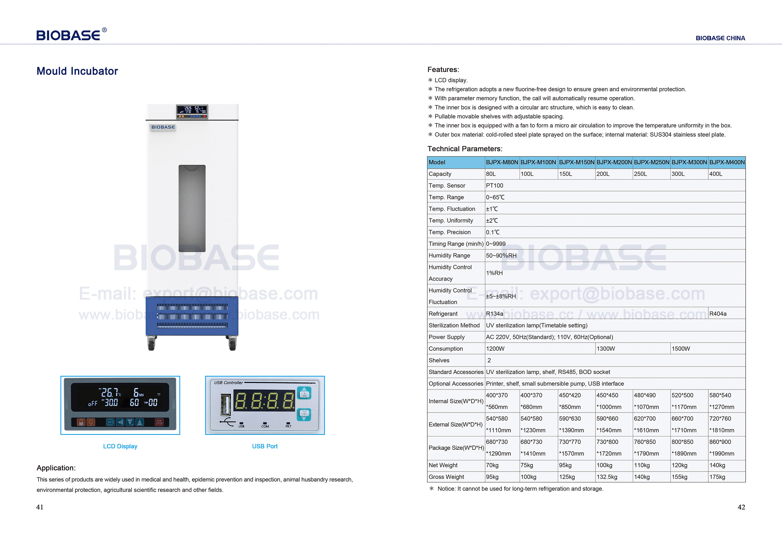 41-42 Incubateur de moisissures
