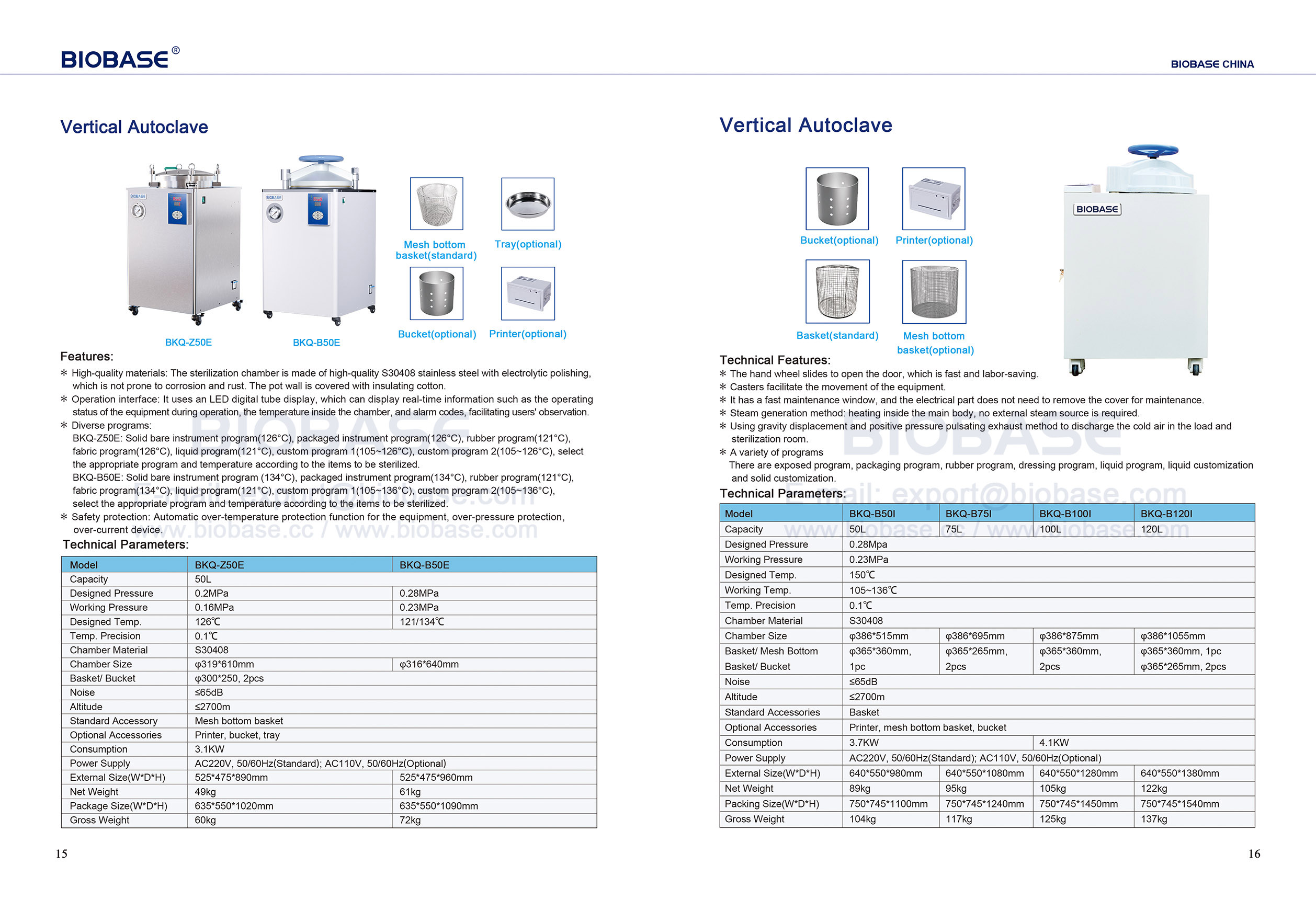 15-16 Autoclave verticale