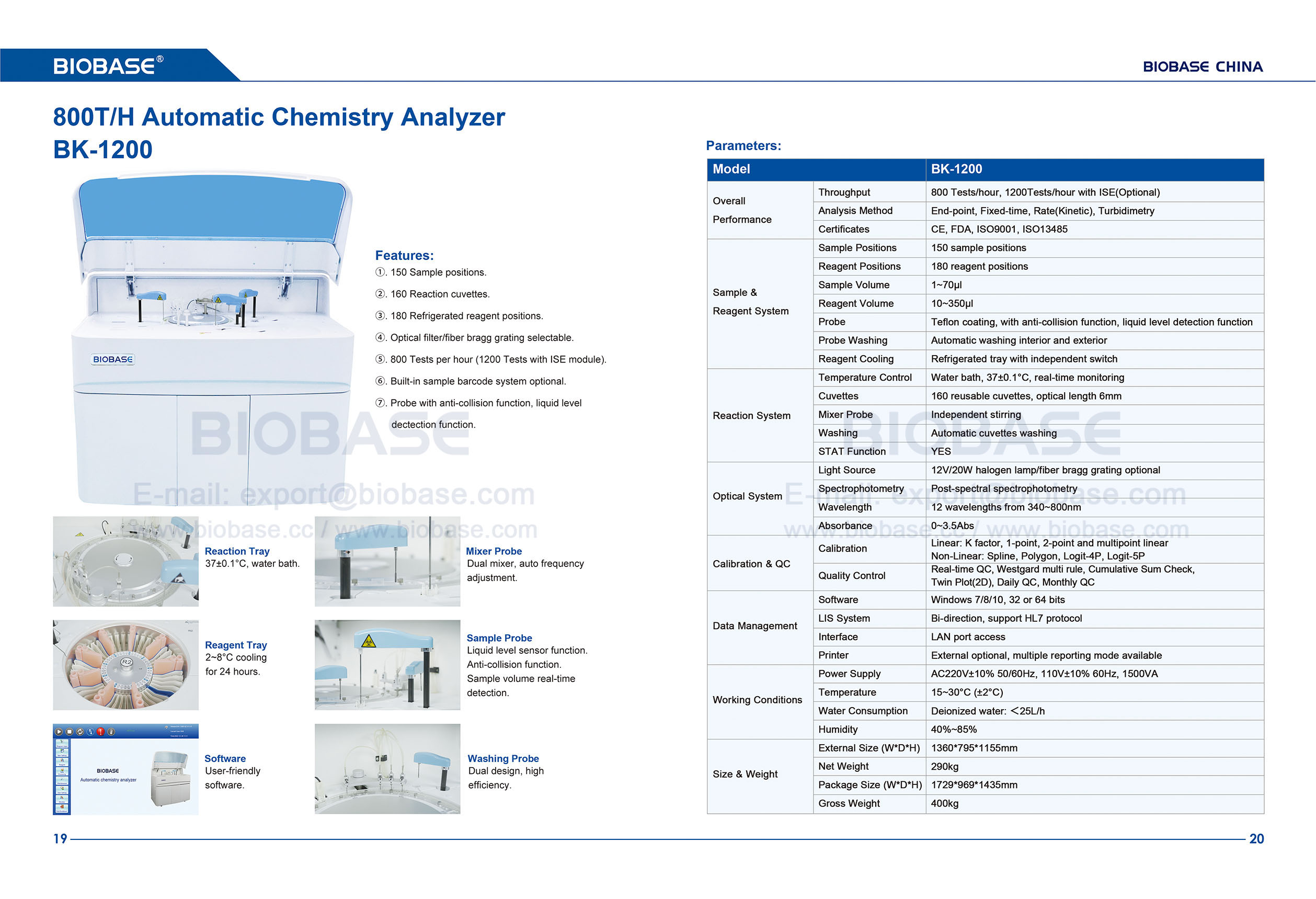 19-20 Analyseur chimique automatique BK1200