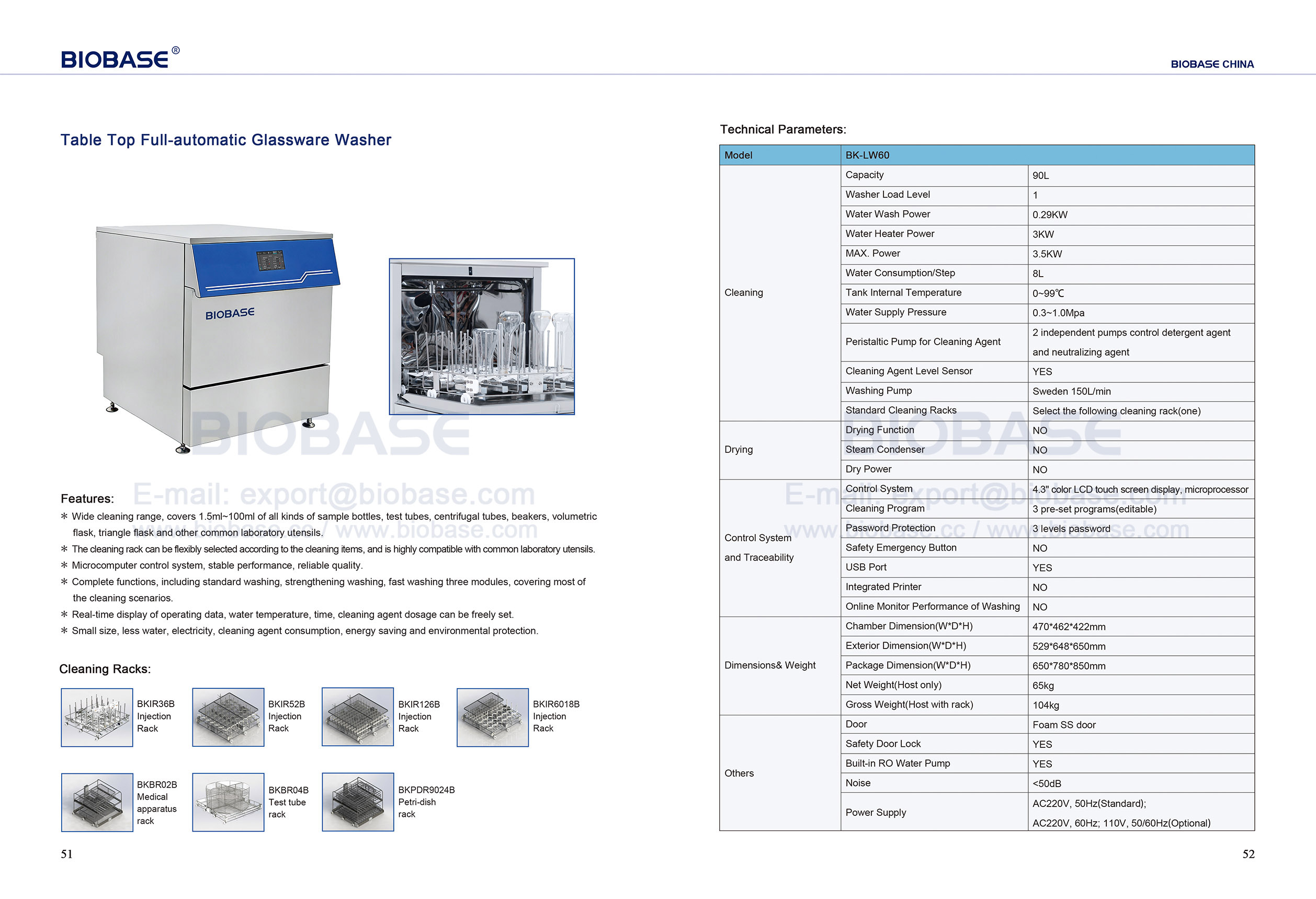 51-52 TABLE TABLE FULL-AUTOMATALE GASSEUR
